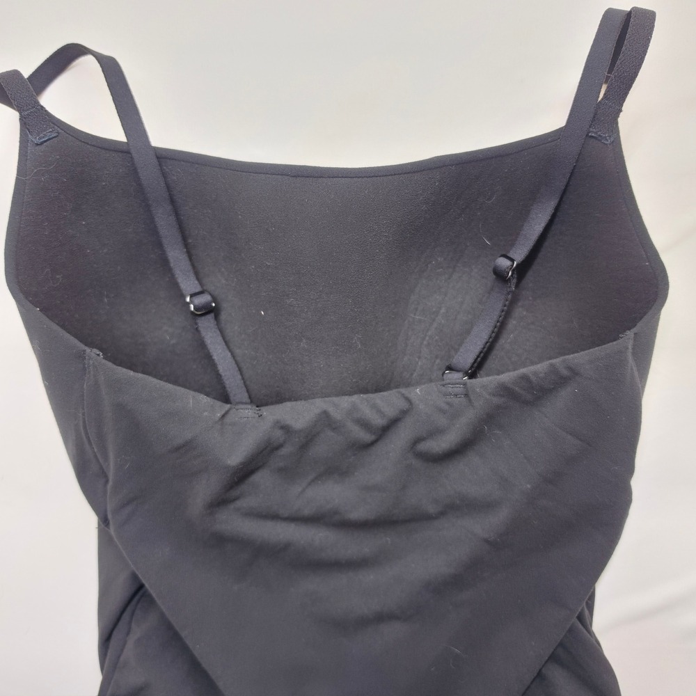 Auden Luxury Collection Padded Cup Seamless Thong Bodysuit Black Small S - Picture 6 of 11